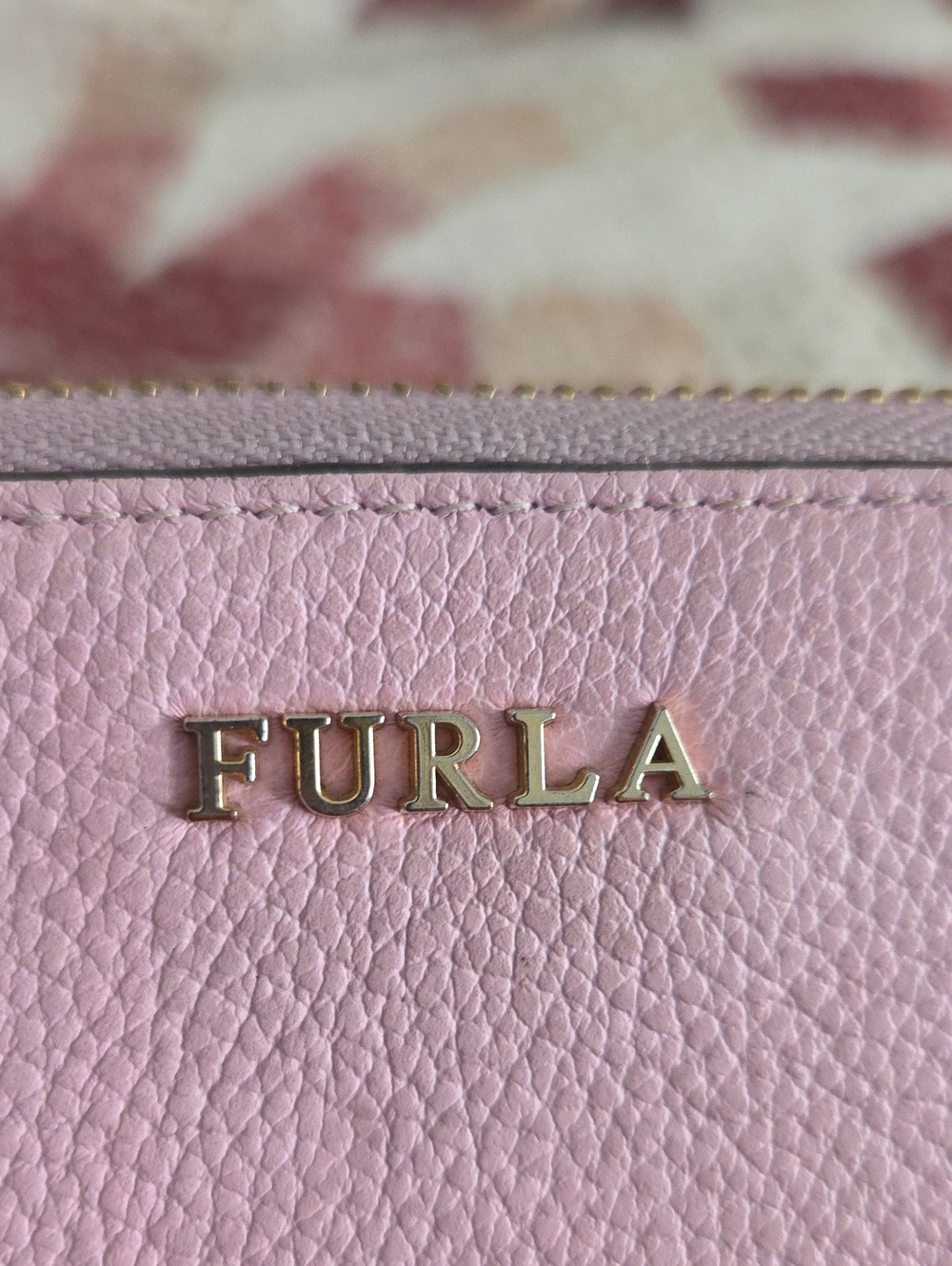 Furla Pink Zip-Around Leather Wallet - Picture 9 of 11